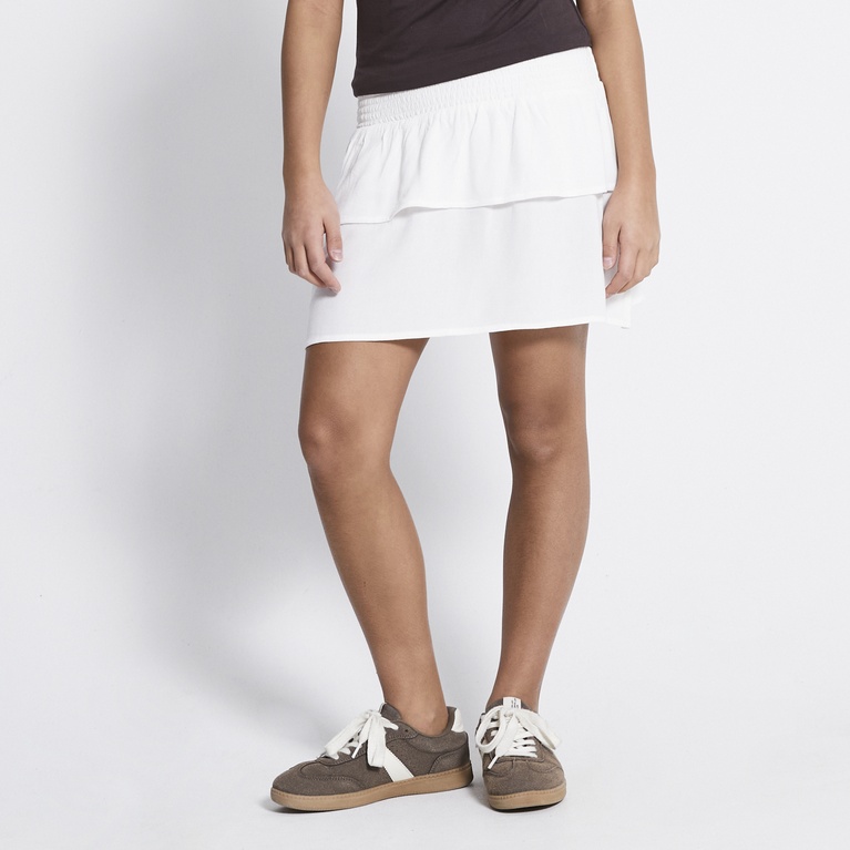 Frill skirt "Elena" Off white